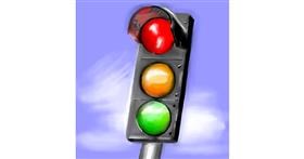 Drawing of Traffic light by ⋆su⋆vinci彡