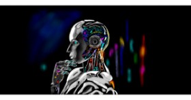 Drawing of Robot by Çhåching
