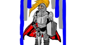 Drawing of Knight by Fazila