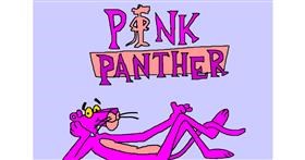 Drawing of Pink Panther by InessA