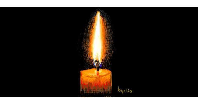 Drawing of Candle by 𝐋𝐢𝐚