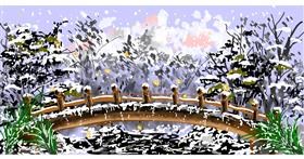 Brücke-Zeichnung von Eclat de Lune