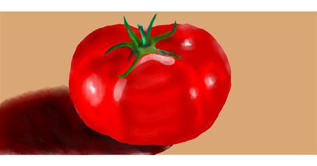Tomate-Zeichnung von Kim