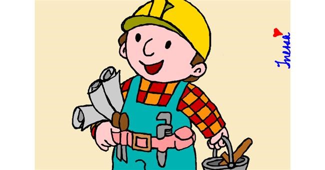 Drawing of Handyman by InessaC