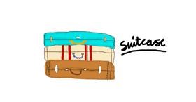 Drawing of Suitcase by jingle bells🎁🔔