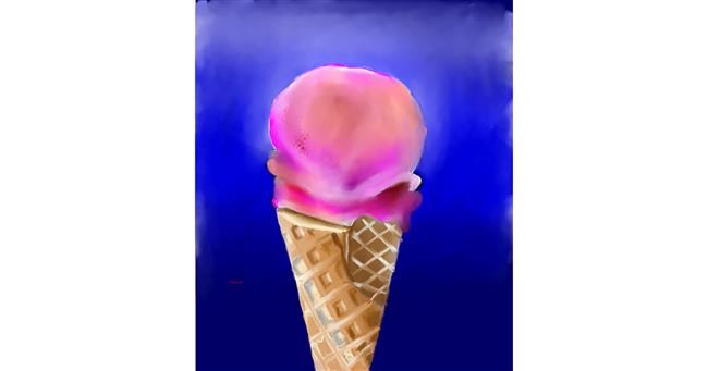 Drawing of Ice cream by Lala
