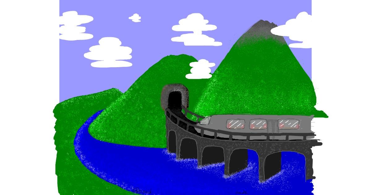 Drawing of Train by smol