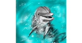 Drawing of Dolphin by RadiouChka