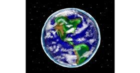 Drawing of Earth by Bri
