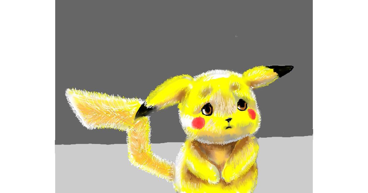 Drawing of Pikachu by SAM AKA MARGARET 🙄