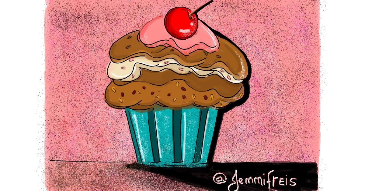 Drawing of Muffin by Jennifreis