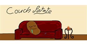 Drawing of Couch by Laum