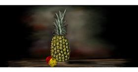 Ananas-Zeichnung von Chaching