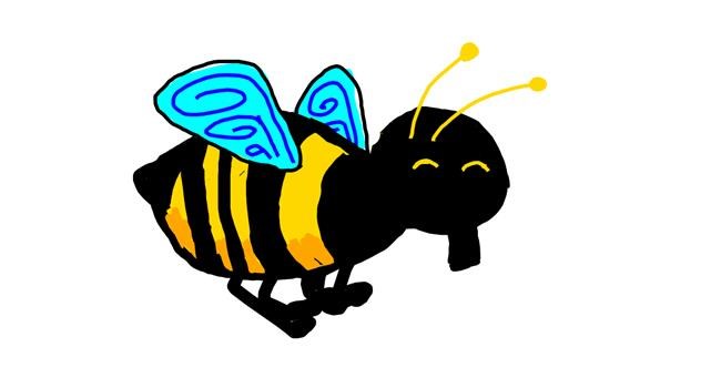 Drawing of Bee by TeeKEI