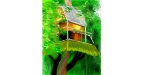 Drawing of Treehouse by Walter nonwhite