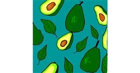 Drawing of Avocado by MaRi