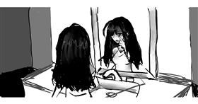 Drawing of Mirror by ahhahahahah