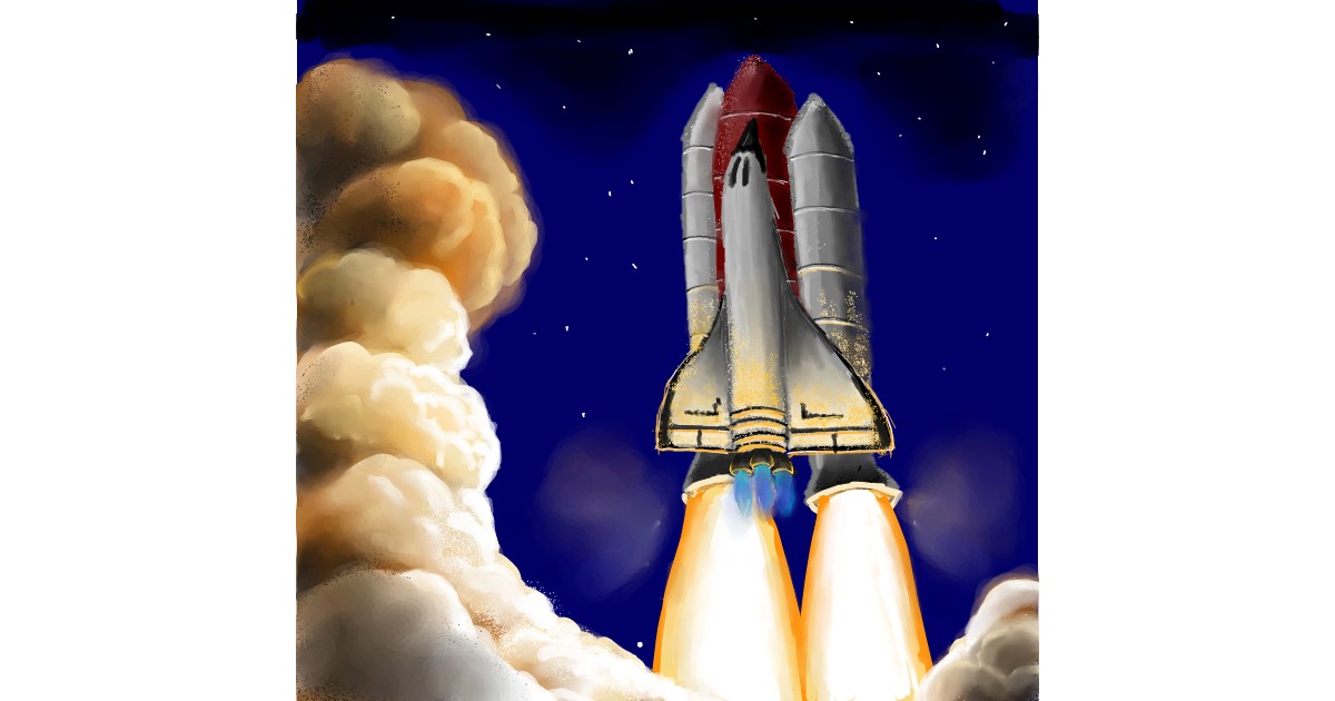 Rakete Zeichnung von Andromeda - Drawize Galerie!
