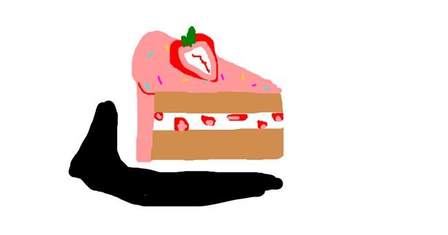 Drawing of Cake by Pina Colada