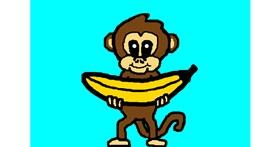 Drawing of Banana by Zane