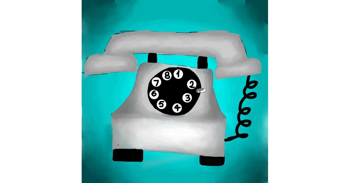 Drawing of Phone by Caio