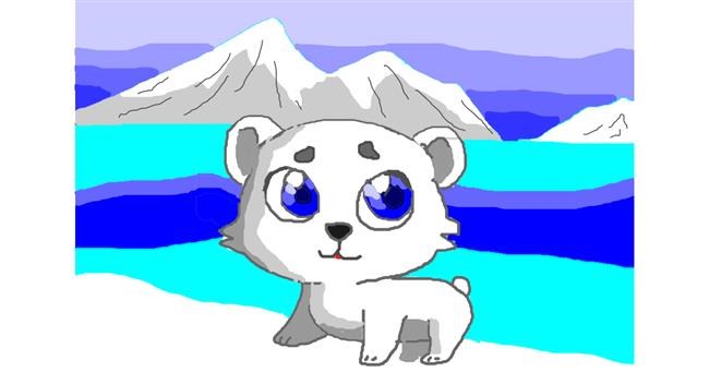 Drawing of Polar Bear by Jimmah