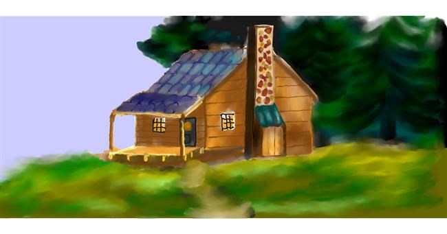 Drawing of House by Kim
