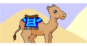 Drawing of Camel by Rain
