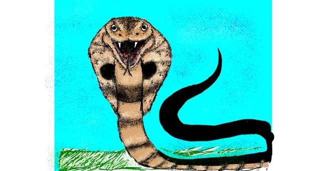 Schlange-Zeichnung von Nonuvyrbiznis 