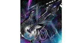 Drawing of Guitar by ..𝓡𝓮𝓸 𝓶𝓲𝓴𝓪𝓰𝓮...