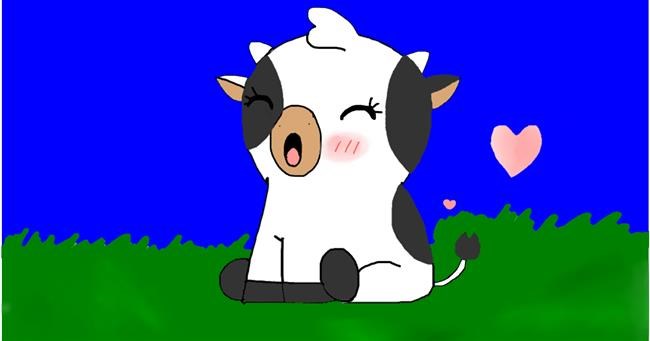 Drawing of Cow by Rosie