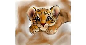 Drawing of Cheetah by Satoru