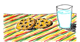 Drawing of Cookie by Sam