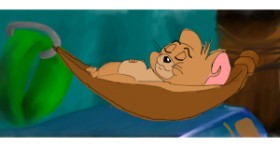 Drawing of Jerry (Tom & Jerry) by Beware