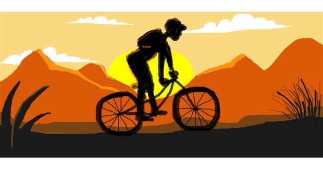 Fahrrad-Zeichnung von Visay