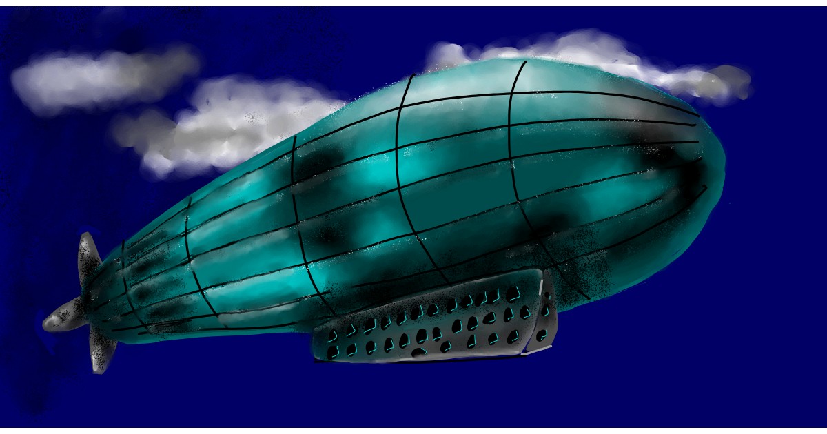 Watch Eclat de Lune draw Zeppelin!