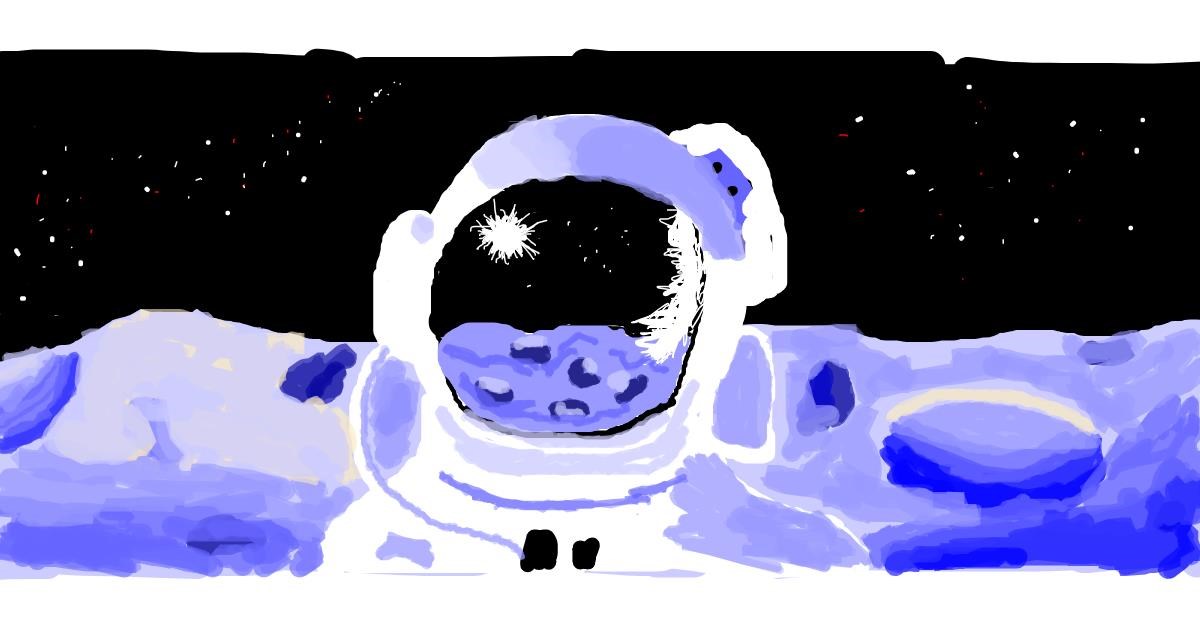 Drawing of Astronaut by jegaevi