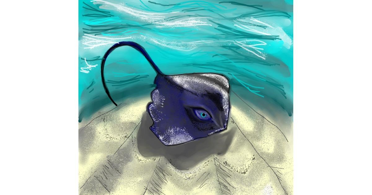 Drawing of Stingray by Gzell - Drawize Gallery!