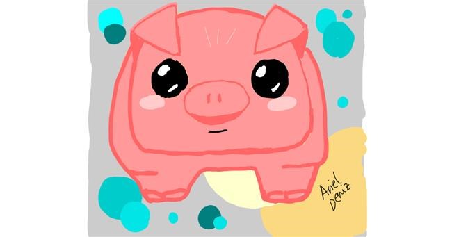 Schwein-Zeichnung von ArielDeniz 