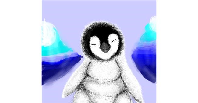 Drawing of Penguin by La_MiLoV