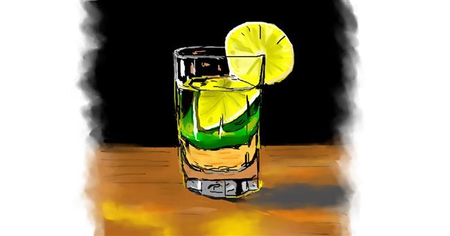 Drawing of Lemon by Herbert
