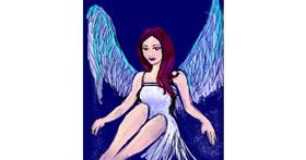 Drawing of Angel by Mea