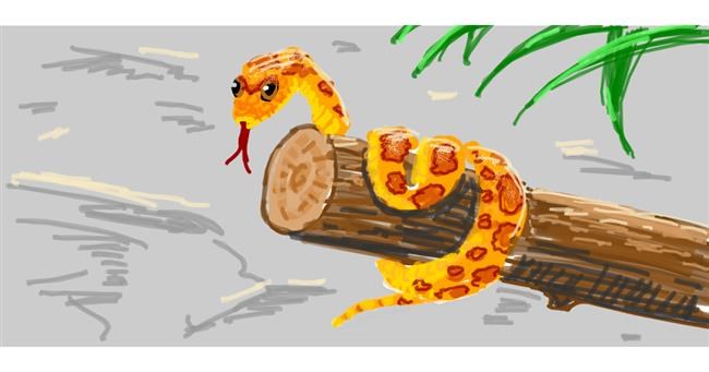 Schlange-Zeichnung von shiNIN