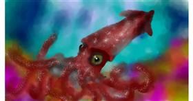 Drawing of Squid by Han