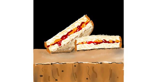 Drawing of Sandwich by Dreamer