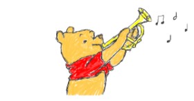 Drawing of Trumpet by W@termelon4