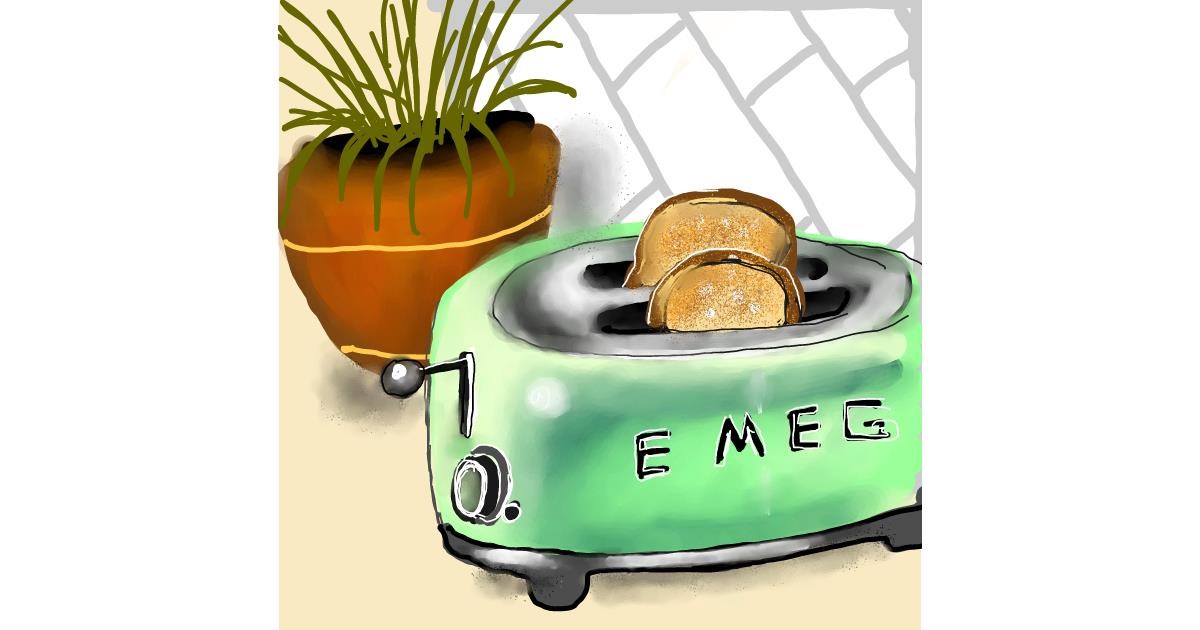 Drawing of Toaster by Leah