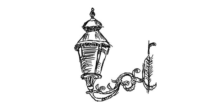 Drawing of Lamp by Nats