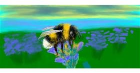 Hummel-Zeichnung von Temüjin