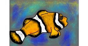 Drawing of Clownfish by The person in your attic